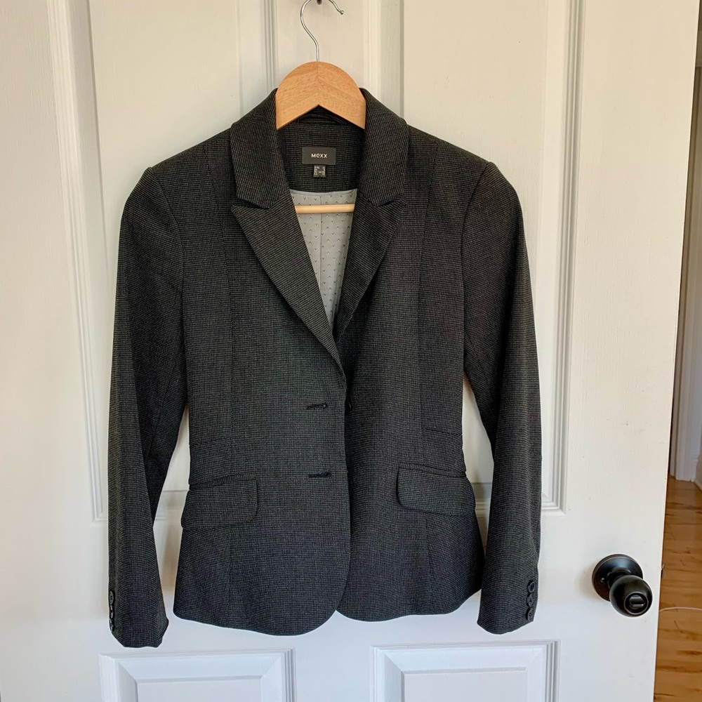 Mexx Charcoal Textured Blazer